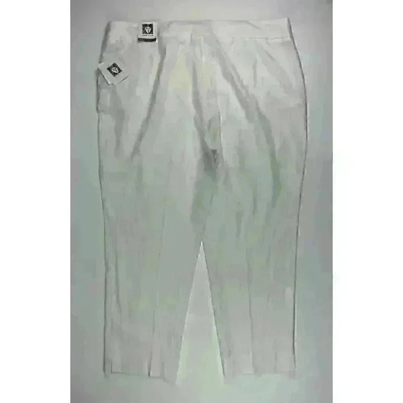 NEW! Anne Klein Women's 16 Linen-Blend Slim Ankle Pants NWT $89 - Picture 2 of 3